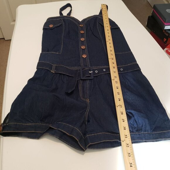 Santory Jean Romper Size M NWT - Picture 11 of 11